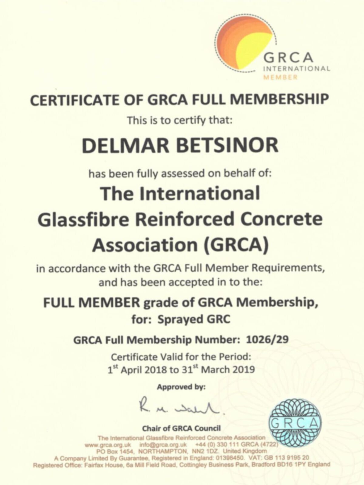GRCA Membership