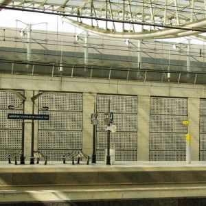 High Speed Railway Station Roissy Charles de Gaulle Airport